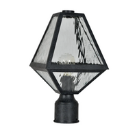 Outdoor Landscape Lighting LED 12V Low Voltage Brian Patrick Flynn Glacier 1 Light Outdoor Post Light 8