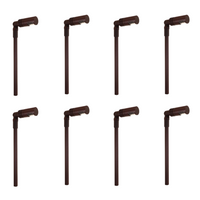 Outdoor Landscape Lighting LED 12V Low Voltage KL108 4x/8x/12x Package Low Voltage 3W 2700K G4 LED Directional Combo Path and Area Light Outdoor Lighting MR16 Socket Rust Brown 8 Pack