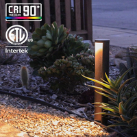 Outdoor Landscape Lighting LED 12V Low Voltage ALP16 6-Pack 5W 5CCT 1800K/2700K/3500K/4000K/5000K Integrated LED Landscape Aluminum Pathway Light Package, 12V Low Voltage Side Lit Path Lights