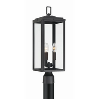Outdoor Landscape Lighting LED 12V Low Voltage Bryon 3 Light Outdoor Post Light 7.5