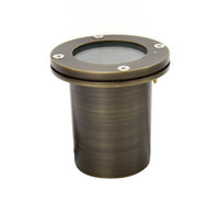 Outdoor Landscape Lighting LED 12V Low Voltage RGL8800 Cast Brass Bronze Low Voltage Round LED In-Ground Well Light IP65 Waterproof [FINAL SALE]