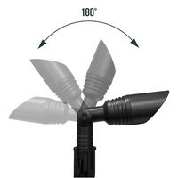 Outdoor Landscape Lighting LED 12V Low Voltage SPAA01 Integrated Mini Aluminum Spotlight Low Voltage Outdoor Lighting Package of 2 and 6