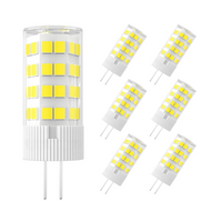 Outdoor Landscape Lighting LED 12V Low Voltage 6x/10x G4 5W Bi Pin 2700K/4000K/5000K LED Capsule 12V Bulb Energy Efficient Light IP65 Waterproof 6 Pack