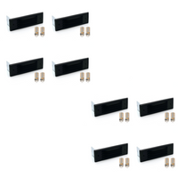 Outdoor Landscape Lighting LED 12V Low Voltage STBP03 Tulay Black Louvered Brass Step Light 4x/8x/12x G4 2W Dimmable 2700K Package Low Voltage Outdoor Lighting 8 Pack
