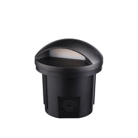 Outdoor Landscape Lighting LED 12V Low Voltage UNAL01 Crescente Aluminum Round Surface Mount Mono-Directional Integrated 6W 3000K LED In-Ground Well Light Low Voltage Landscape Lighting