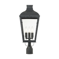 Outdoor Landscape Lighting LED 12V Low Voltage Dumont 3 Light Outdoor Post Light 9.25