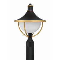 Outdoor Landscape Lighting LED 12V Low Voltage Atlas 1 Light Outdoor Post Light 13.5