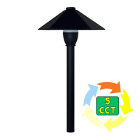 Outdoor Landscape Lighting LED 12V Low Voltage CDPA78 3W 12V AC/DC Low Voltage Hexagon Umbrella Hat 5CCT Integrated LED Aluminum Path Light
