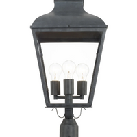 Outdoor Landscape Lighting LED 12V Low Voltage Dumont 3 Light Outdoor Post Light 12