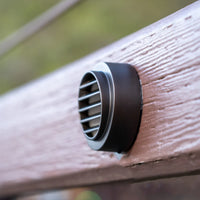 Outdoor Landscape Lighting LED 12V Low Voltage STAL02 Ventilatore Aluminum Round Surface Mount Integrated 3W 3000K LED Deck Light Low Voltage Landscape Lighting