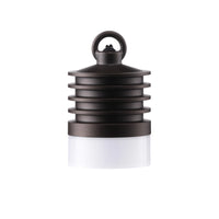 Outdoor Landscape Lighting LED 12V Low Voltage HLA02 Calvo Low Voltage Oil-Rubbed Bronze Cylinder Pendant 4.5W 2700K Integrated LED Aluminum Light Hanging Patio Light