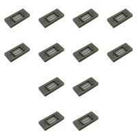 Outdoor Landscape Lighting LED 12V Low Voltage IDL01 4x/8x/12x Package Solid Brass Surface Mount 2700K Warm White Integrated LED Step Light Low Voltage Landscape Lighting 12 Pack