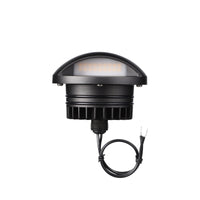 Outdoor Landscape Lighting LED 12V Low Voltage UNAL01 Crescente Aluminum Round Surface Mount Mono-Directional Integrated 6W 3000K LED In-Ground Well Light Low Voltage Landscape Lighting