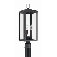 Outdoor Landscape Lighting LED 12V Low Voltage Bryon 3 Light Outdoor Post Light 7.5