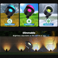 Outdoor Landscape Lighting LED 12V Low Voltage PAR36 7W LED RGB+CCT Tunable 2700K to 6500K, Remote and App Controlled, Dimmable, IP67 waterproof Low Voltage Bulbs