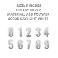 Outdoor Landscape Lighting LED 12V Low Voltage LED Backlit House Number Light 5