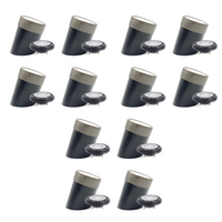Outdoor Landscape Lighting LED 12V Low Voltage UNBP05 Rein Brown Brass Big In-Ground Well Light 4x/8x/12x PAR36 6W 2700K Package Low Voltage Outdoor Lighting 12 Pack