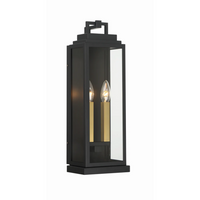 Outdoor Landscape Lighting LED 12V Low Voltage Aspen 2 Light Outdoor Sconce 6.5