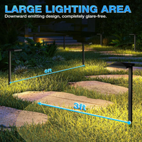 Outdoor Landscape Lighting LED 12V Low Voltage ALP03 8- and 12-Pack 5W Low Voltage 12V 3000K Integrated LED Cast Aluminum Anti-Glade Landscape Pathway Lights Package