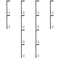 Outdoor Landscape Lighting LED 12V Low Voltage BPLP03 Aspen Brass Path Light 4x/8x/12x G4 2W Dimmable 2700K Package Low Voltage Outdoor Lighting 12 Pack Black