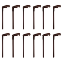 Outdoor Landscape Lighting LED 12V Low Voltage KL108 4x/8x/12x Package Low Voltage 3W 2700K G4 LED Directional Combo Path and Area Light Outdoor Lighting MR16 Socket Rust Brown 12 Pack