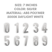Outdoor Landscape Lighting LED 12V Low Voltage LED Backlit House Number Light 5
