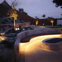 Outdoor Landscape Lighting LED 12V Low Voltage SLN04 Dotless COB LED Neon Side Flex Strip Light with End Cap 3.05W 0.47