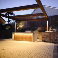 Outdoor Landscape Lighting LED 12V Low Voltage SLN04 Dotless COB LED Neon Side Flex Strip Light with End Cap 3.05W 0.47