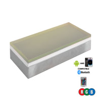 Outdoor Landscape Lighting LED 12V Low Voltage CRG31 DC12V Low Voltage In Ground RGB or WW LED Brick Paver Light Rectangle IP67 Waterproof RGB