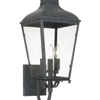 Outdoor Landscape Lighting LED 12V Low Voltage Dumont 3 Light Outdoor Sconce 9.25