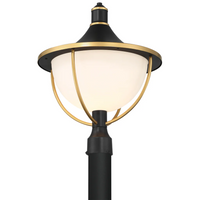 Outdoor Landscape Lighting LED 12V Low Voltage Atlas 1 Light Outdoor Post Light 16.5