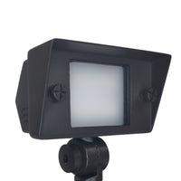 Outdoor Landscape Lighting LED 12V Low Voltage FPBCC04 Cast Brass 3CCT Adjustable 2W-7W Rectangular Built-In LED Flood Light 12V Low Voltage Fixture