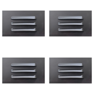 STA11 4x/8x/12x Package 3.5W 12V Low Voltage Rectangular Waterproof Horizontal 3000K Warm White Integrated LED Aluminum Step Light Wall Lighting Fixture - Dark Bronze / 4 Pack