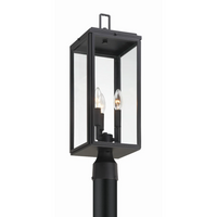 Outdoor Landscape Lighting LED 12V Low Voltage Bryon 3 Light Outdoor Post Light 7.5