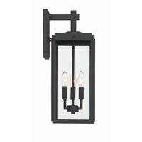 Outdoor Landscape Lighting LED 12V Low Voltage Byron 3 Light Outdoor Sconce 7.5