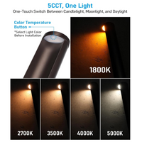 Outdoor Landscape Lighting LED 12V Low Voltage ALP16 6-Pack 5W 5CCT 1800K/2700K/3500K/4000K/5000K Integrated LED Landscape Aluminum Pathway Light Package, 12V Low Voltage Side Lit Path Lights