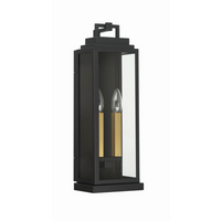Outdoor Landscape Lighting LED 12V Low Voltage Aspen 2 Light Outdoor Sconce 6.5