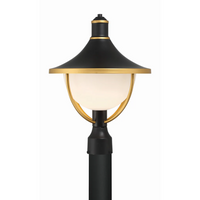 Outdoor Landscape Lighting LED 12V Low Voltage Atlas 1 Light Outdoor Post Light 13.5