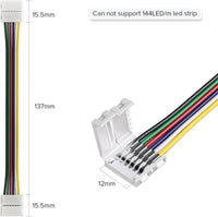 Outdoor Landscape Lighting LED 12V Low Voltage 5-Pack SL 6-Pin Low-Voltage for RGBCCT SMD Dotless Strip Light Connectors 12mm