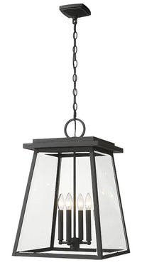Outdoor Landscape Lighting LED 12V Low Voltage Broughton 521CHXL 4 Lights Outdoor Chain Mount Ceiling Hanging Pendant Fixture 15.75