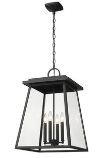Outdoor Landscape Lighting LED 12V Low Voltage Broughton 521CHXL 4 Lights Outdoor Chain Mount Ceiling Hanging Pendant Fixture 15.75