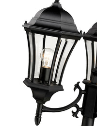 Outdoor Landscape Lighting LED 12V Low Voltage Wakefield 522MP3 3 Lights Outdoor Post Mounted Fixture Post Head and Post 25