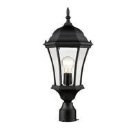 Outdoor Landscape Lighting LED 12V Low Voltage Wakefield 522PHM Outdoor Post Mounted Fixture Post Head Lights 9.5