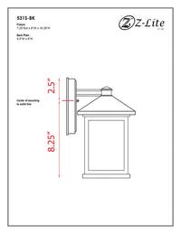 Outdoor Landscape Lighting LED 12V Low Voltage Portland 531S Outdoor Wall Sconce 7.12