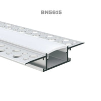 Outdoor Landscape Lighting LED 12V Low Voltage BN5615 Plaster In 8 ft Aluminum Channel 2.42
