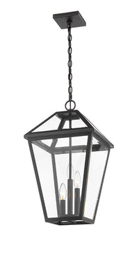 Outdoor Landscape Lighting LED 12V Low Voltage Talbot 579CHXL 3 Lights Outdoor Chain Mount Ceiling Hanging Pendant Fixture 12.25
