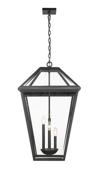 Outdoor Landscape Lighting LED 12V Low Voltage Talbot 579CHXLX 4 Outdoor Chain Mount Ceiling Hanging Pendant Fixture 19.5