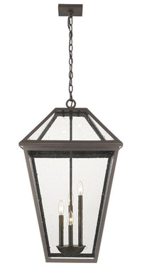 Outdoor Landscape Lighting LED 12V Low Voltage Talbot 579CHXLX 4 Lights Outdoor Chain Mount Ceiling Hanging Pendant Fixture 19.5