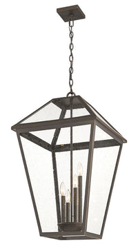 Outdoor Landscape Lighting LED 12V Low Voltage Talbot 579CHXLX 4 Lights Outdoor Chain Mount Ceiling Hanging Pendant Fixture 19.5