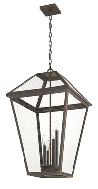 Outdoor Landscape Lighting LED 12V Low Voltage Talbot 579CHXLX 4 Lights Outdoor Chain Mount Ceiling Hanging Pendant Fixture 19.5